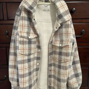 Abercrombie & Fitch Plaid Shacket